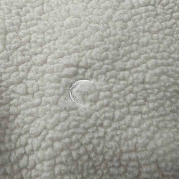 Zyia Jacket Womens XXL Cream Ivory Sherpa Bomber Full Zip Athletic Neutral - Picture 7 of 9